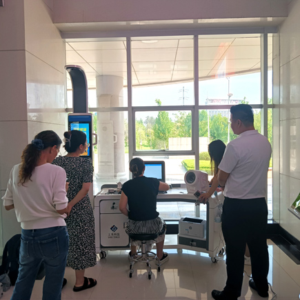 SH-T18健康體檢一體機裝機山東省聊城市疾控中心